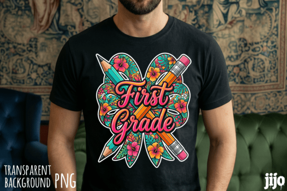 Backtoschool First Grade Text PNG: A Practical Evaluation for Print Professionals