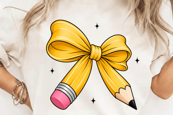 Elevating Classroom Branding: The Strategic Value of the Coquette Pencil Bow Teacher PNG