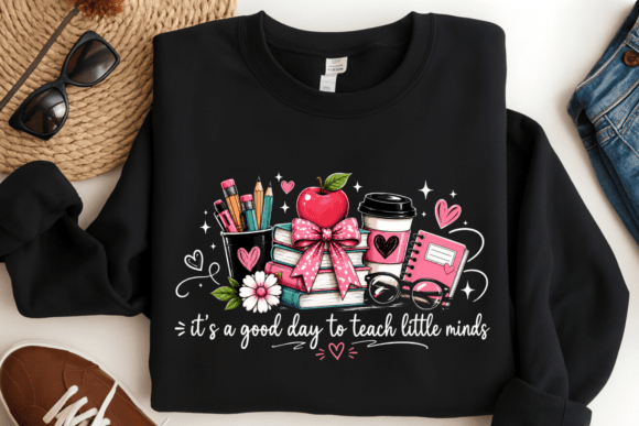 Elevating Educational Branding with the Teach Little Minds Teacher School PNG Design