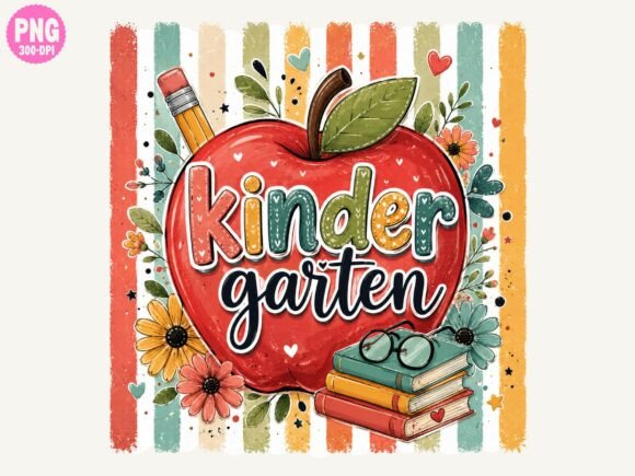 Empowering Early Education with Custom Kindergarten Teacher PNG Designs