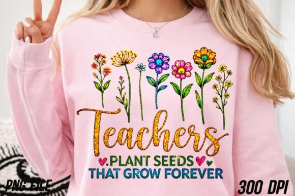 Glitter Teachers Plant Seeds That Grow: A Creative Resource for Educators and Designers