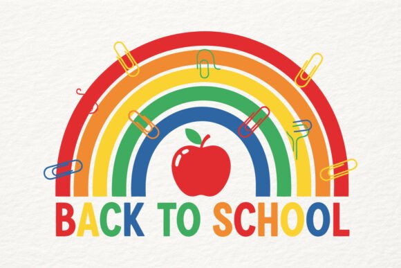 Rainbow Back to School SVG Teacher: Your Instant Digital Download for Creative Classroom Magic