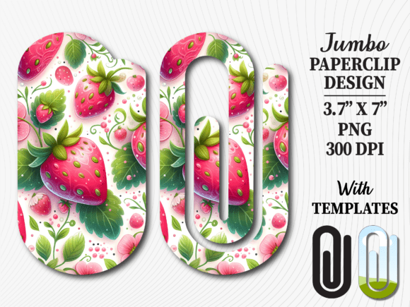 Summer Strawberry Jumbo Paperclip Design: The Ultimate Digital Solution for Creative Projects