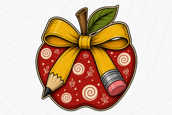 Teacher Apple Shirt PNG: A Cheerful Design for Educators