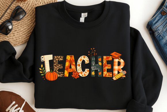 Teacher Fall Shirt PNG: Bringing Autumn Vibes to Your Classroom and Crafts