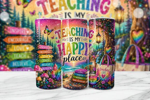 Teaching is My Happy Place Wrap: A Digital Tribute to Educators