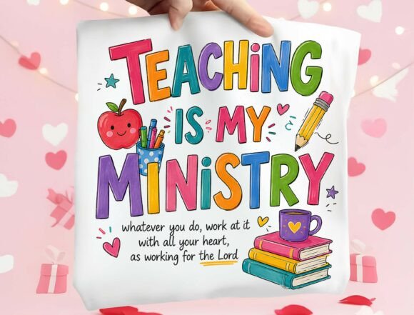 Teaching Is My Ministry PNG: Celebrate Your Calling